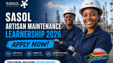 Sasol Artisan Maintenance Learnership 2026: Apply Now