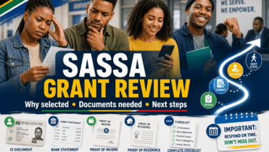 SASSA grant review: why selected, documents needed & next steps