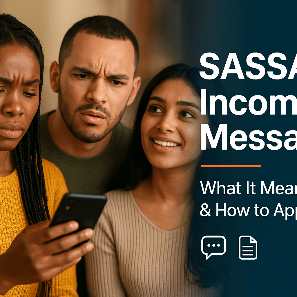 SASSA Income Message: What It Means and How to Appeal