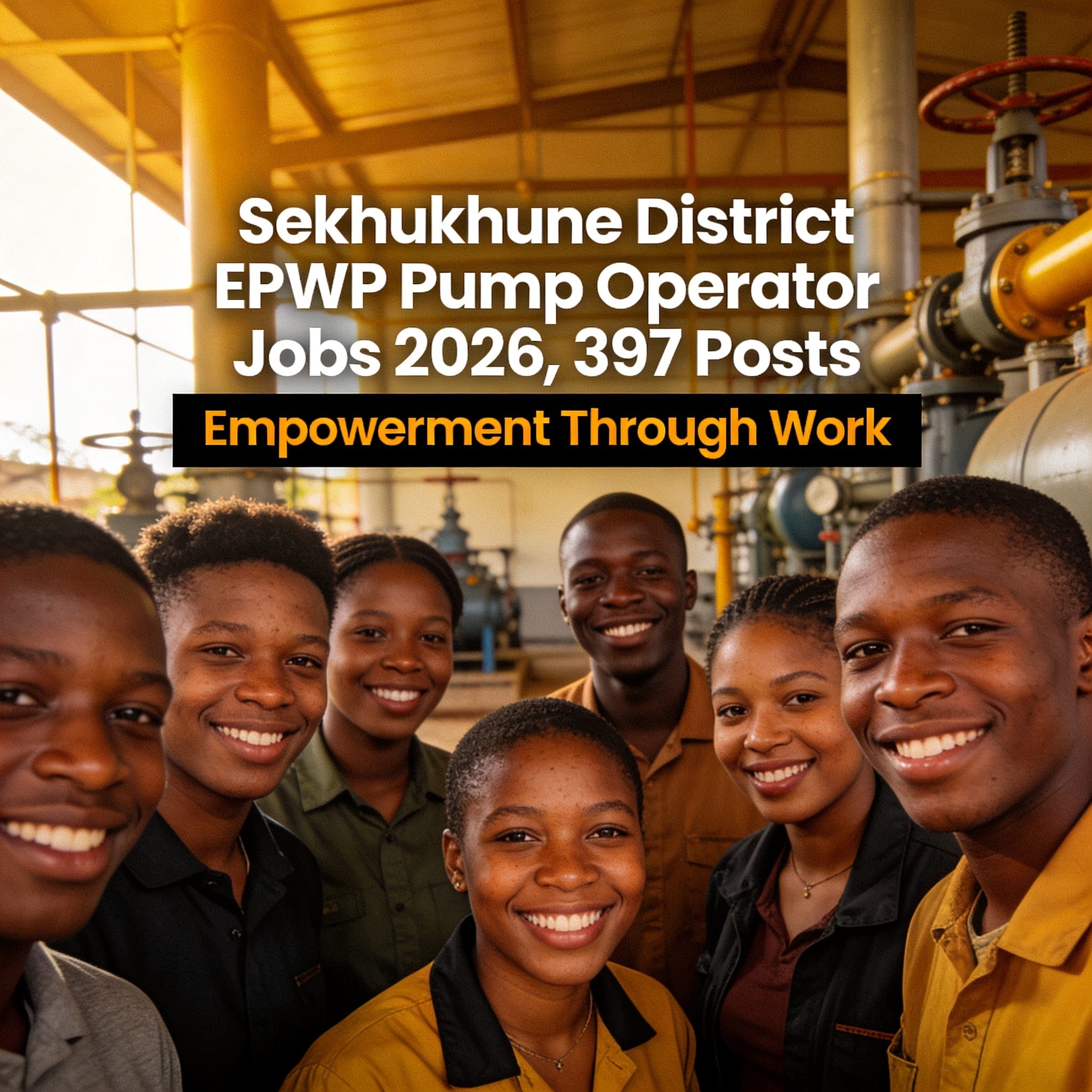 Sekhukhune District EPWP Pump Operator Jobs 2026, 397 Posts