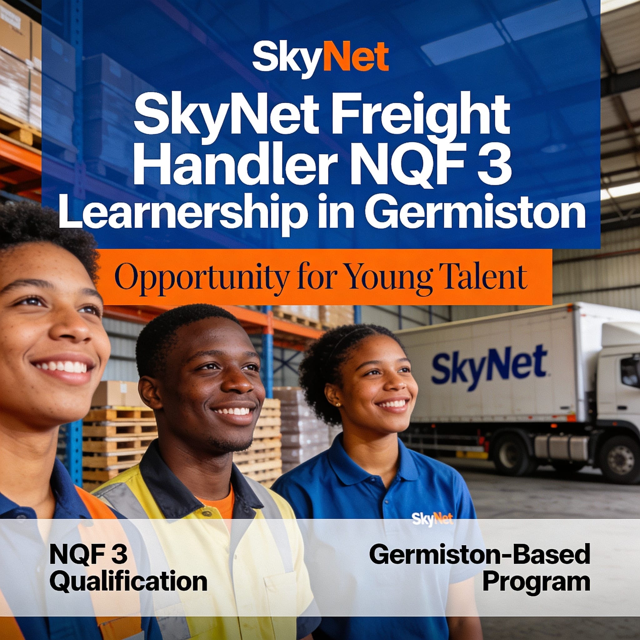 SkyNet Freight Handler NQF 3 Learnership in Germiston