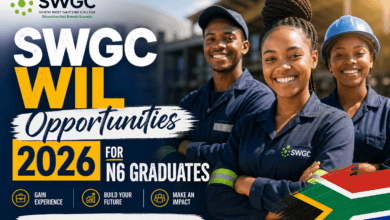 SWGC WIL Opportunities 2026 for N6 Graduates