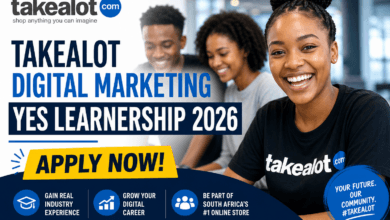Takealot Digital Marketing YES Learnership 2026: Apply Now