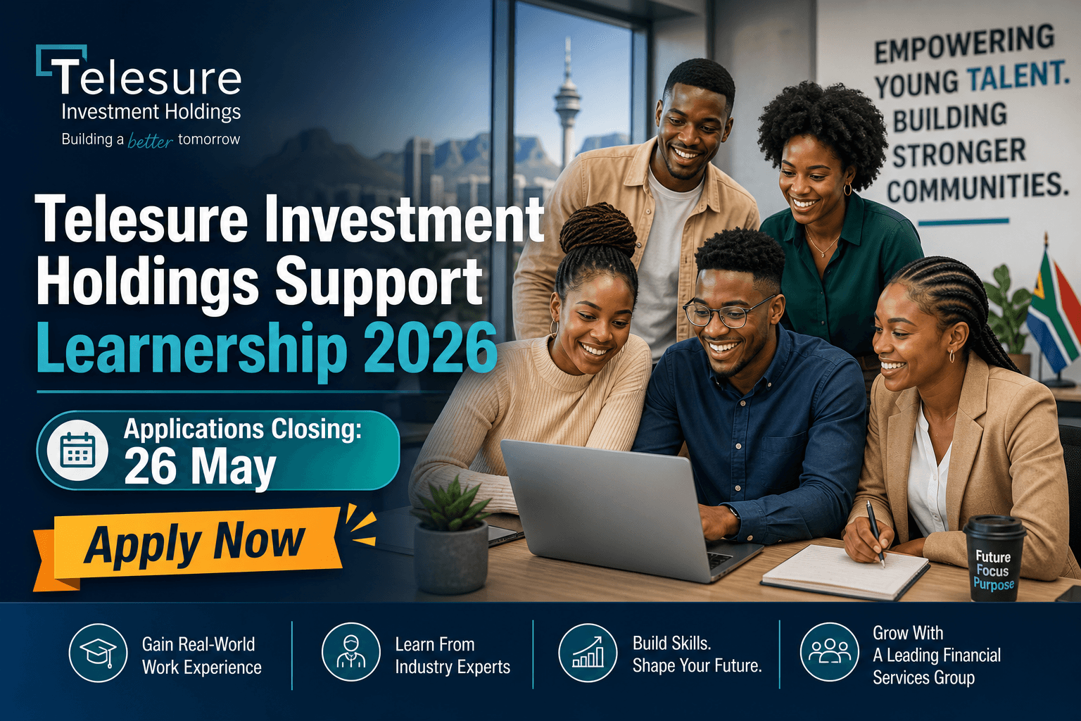 Telesure Investment Holdings Support Learnership 2026 – Closing 26 May