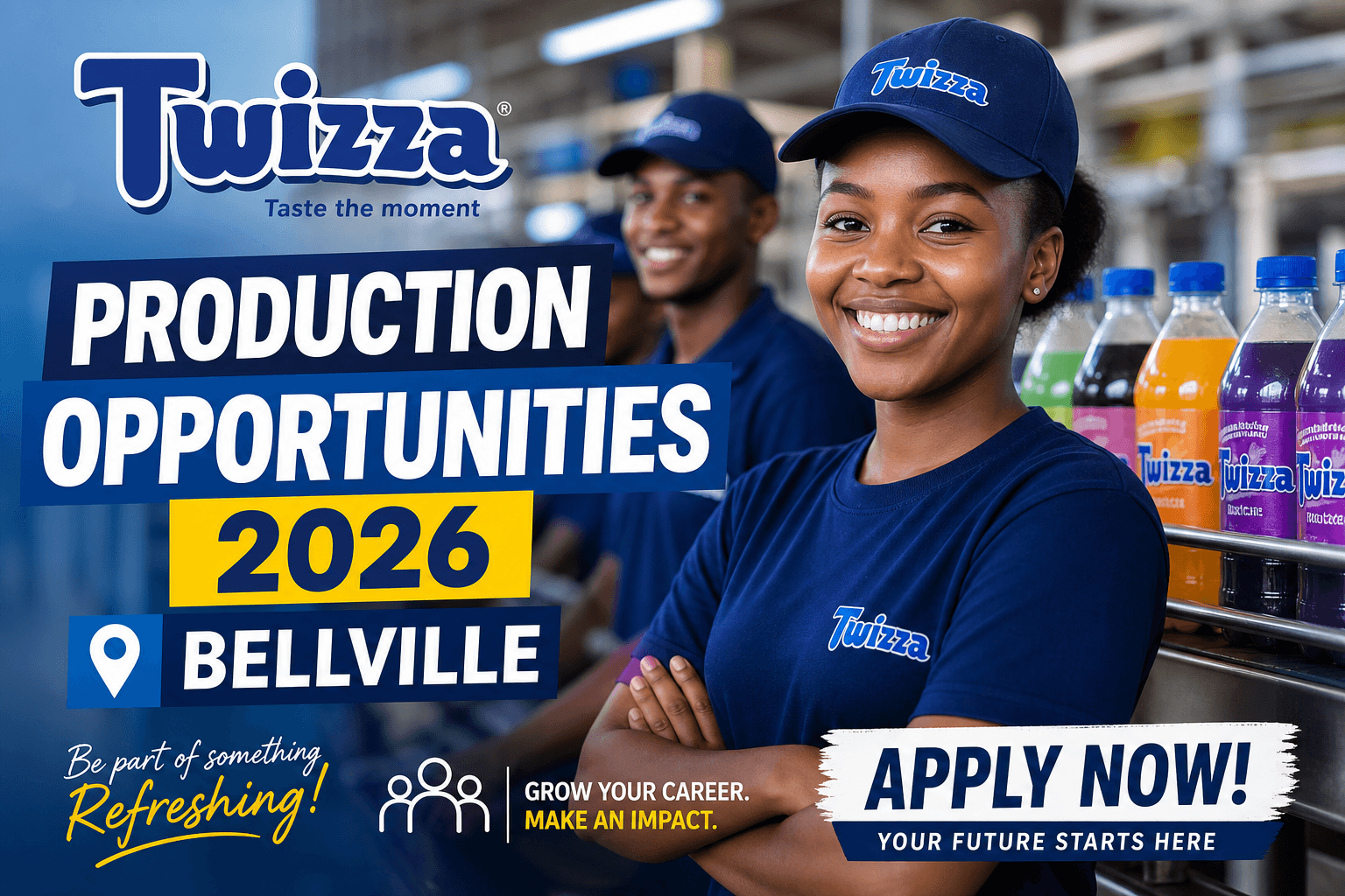 Twizza Production Opportunities 2026 in Bellville: Apply Now