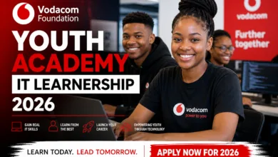 Vodacom Foundation Youth Academy IT Learnership 2026