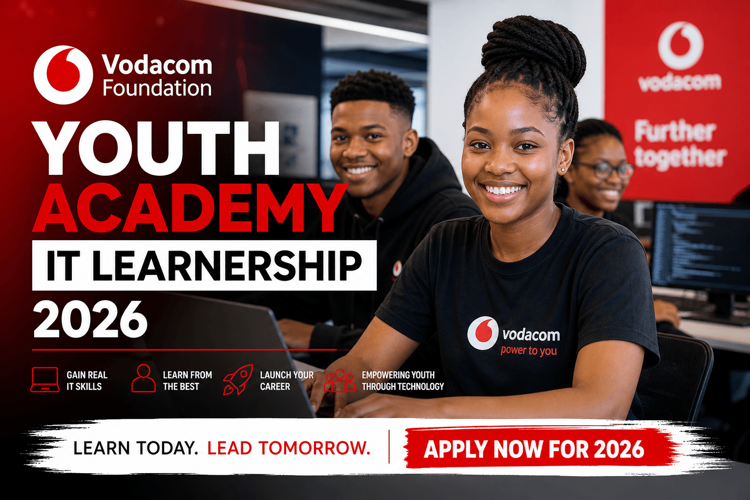 Vodacom Foundation Youth Academy IT Learnership 2026