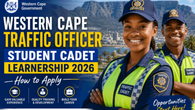 Western Cape Traffic Officer Student Cadet Learnership 2026: How to Apply
