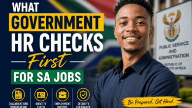 What Government HR Checks First for SA Jobs