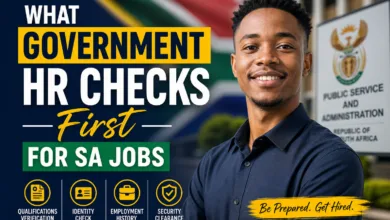What Government HR Checks First for SA Jobs