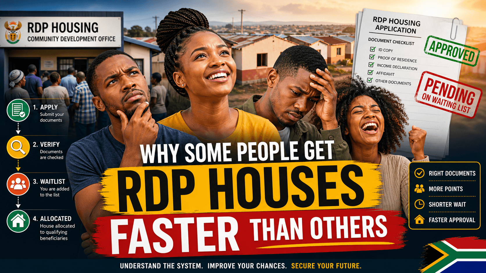 Why Some People Get RDP Houses Faster Than Others