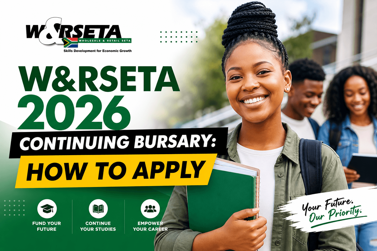 W&RSETA 2026 Continuing Bursary: How to Apply