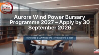 Aurora Wind Power Bursary Programme 2027 – Apply by 30 September 2026