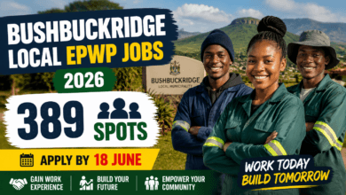 Bushbuckridge Local EPWP Jobs 2026 – 389 Spots, Apply by 18 June