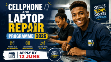 Cellphone and Laptop Repair Programme 2026 Apply by 12 June