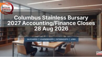 Columbus Stainless Bursary 2027 Accounting/Finance Closes 28 Aug 2026