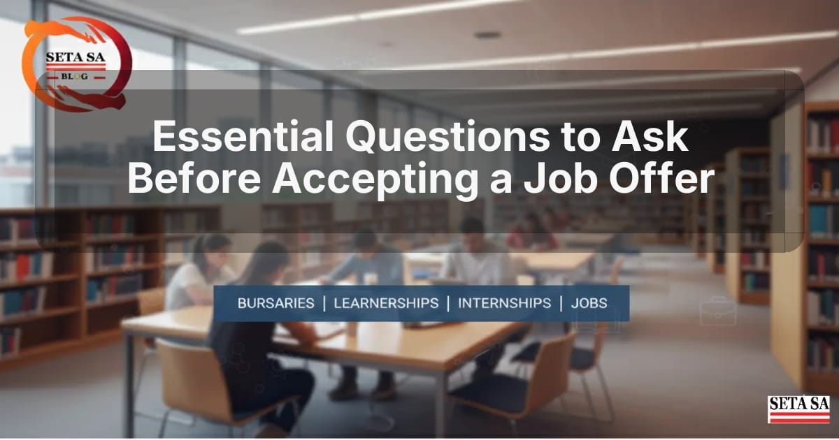 Essential Questions to Ask Before Accepting a Job Offer