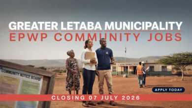Greater Letaba Municipality EPWP Community Jobs – Closing 07 July 2026