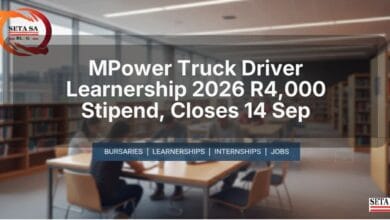 MPower Truck Driver Learnership 2026 R4,000 Stipend, Closes 14 Sep
