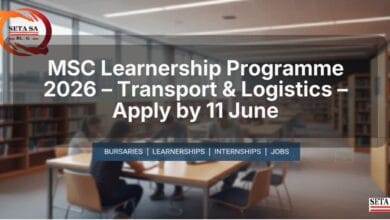 MSC Learnership Programme 2026 – Transport & Logistics – Apply by 11 June