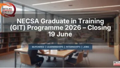 NECSA Graduate in Training (GIT) Programme 2026 – Closing 19 June