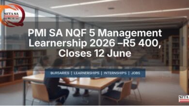 PMI SA NQF 5 Management Learnership 2026 –R5 400, Closes 12 June