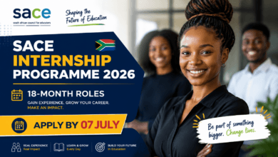 SACE Internship Programme 2026 – 18‑Month Roles, Apply by 07 July