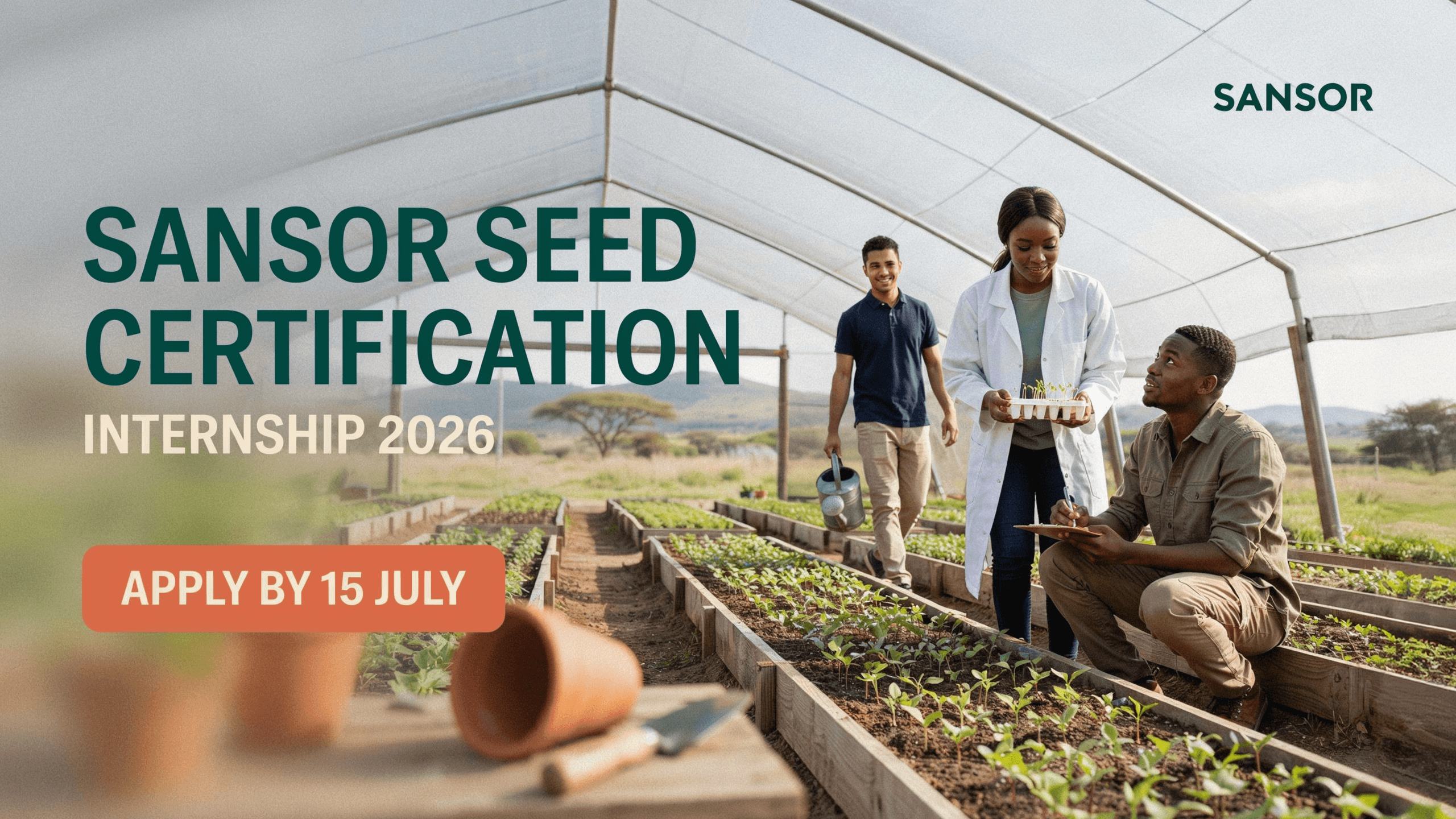 SANSOR Seed Certification Internship 2026 – Apply by 15 July