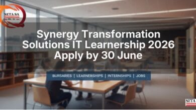 Synergy Transformation Solutions IT Learnership 2026 Apply by 30 June