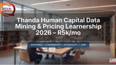 Thanda Human Capital Data Mining & Pricing Learnership 2026 – R5k/mo
