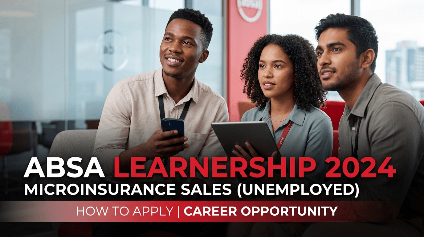 Absa Learnership – Microinsurance Sales (Unemployed) – How to Apply