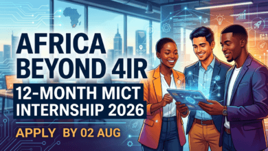 Africa Beyond 4IR 12‑Month MICT Internship 2026 – Apply by 02 Aug