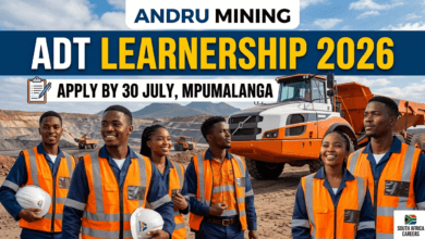 Andru Mining ADT Learnership 2026 – Apply by 30 July, Mpumalanga