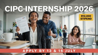 CIPC Internship 2026 – R12,000 Stipend, Apply by 13 & 16 July