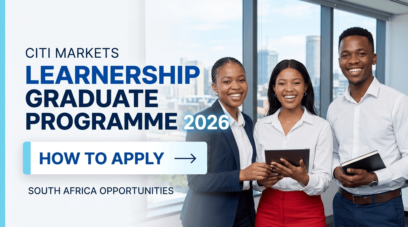 Citi Markets Learnership Graduate Programme 2026 – How to Apply
