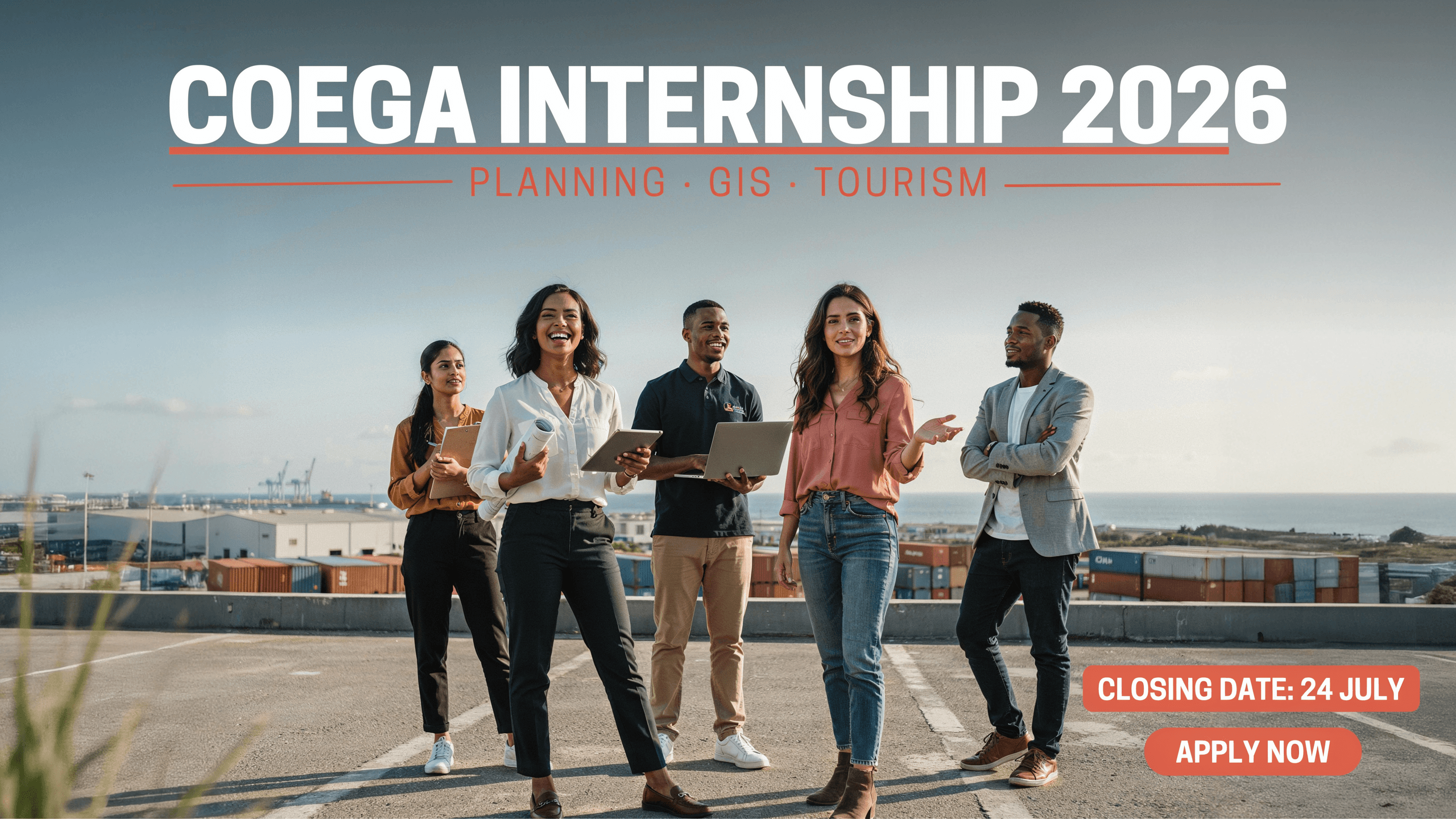 Coega Internship 2026 – Planning, GIS & Tourism – Closing date 24 July
