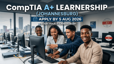 CompTIA A+ Learnership (Johannesburg) - Apply by 5 Aug 2026