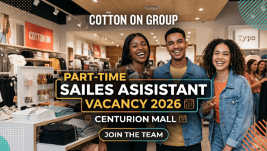 Cotton On Group part‑time Sales Assistant vacancy Centurion Mall 2026