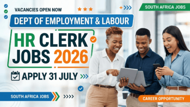Dept of Employment & Labour HR Clerk Jobs 2026 – Apply 31 July