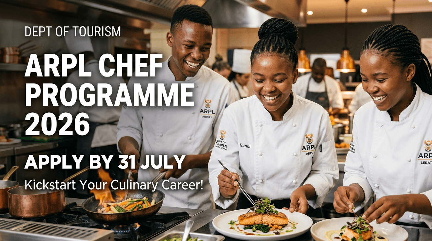 Dept of Tourism ARPL Chef Programme 2026 – Apply by 31 July