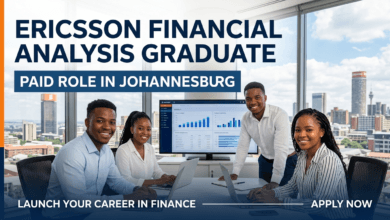 Ericsson Financial Analysis Graduate – Paid Role in Johannesburg