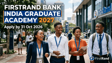 FirstRand Bank India Graduate Academy 2027 – Apply by 31 Oct 2026