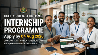 Free State Office of the Premier Internship – Apply by 04 Aug 2026