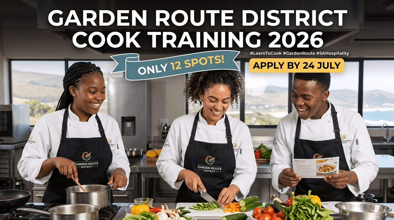 Garden Route District Cook Training 2026 – 12 spots, apply 24 July