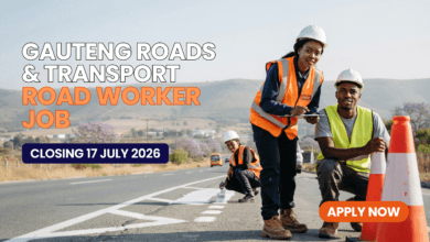 Gauteng Roads & Transport Road Worker job – Closing 17 July 2026