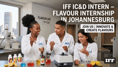IFF IC&D Intern – Flavour Internship in Johannesburg