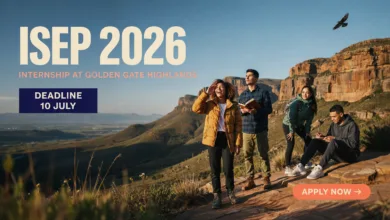 ISEP 2026 internship at Golden Gate Highlands – deadline 10 July