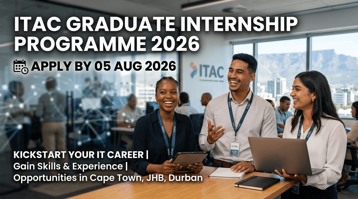 ITAC Graduate Internship Programme 2026 – Apply by 05 Aug 2026