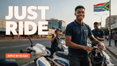 Just Ride Delivery Rider Programme 2026 – Apply by 10 July (Gauteng)