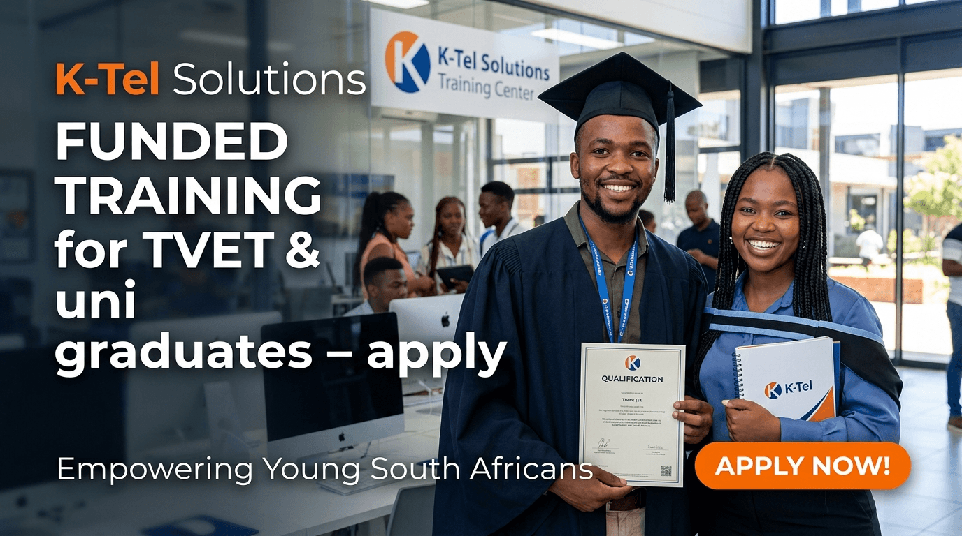 K‑Tel Solutions funded training for TVET & uni graduates – apply